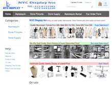 Tablet Screenshot of nycdisplayinc.com